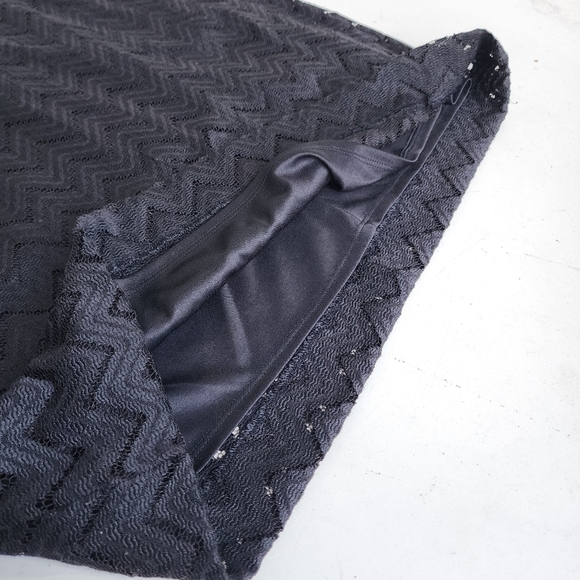 Banana Republic Womens Black Lace Sleeveless Dress Nylon Lined Sz 6 - Picture 12 of 14